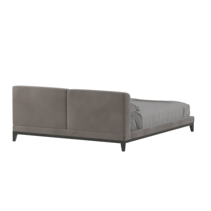 Infinity Upholstered Double Bed with Elegant Headboard