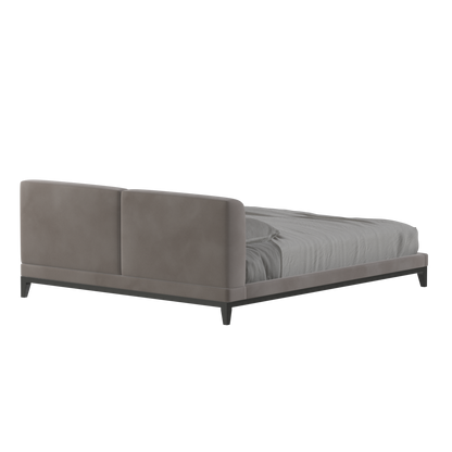 Infinity Upholstered Double Bed with Elegant Headboard