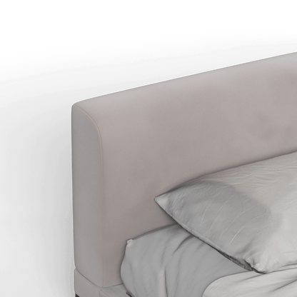 Infinity Upholstered Double Bed with Elegant Headboard