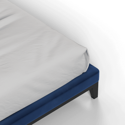 Infinity Upholstered Double Bed with Elegant Headboard