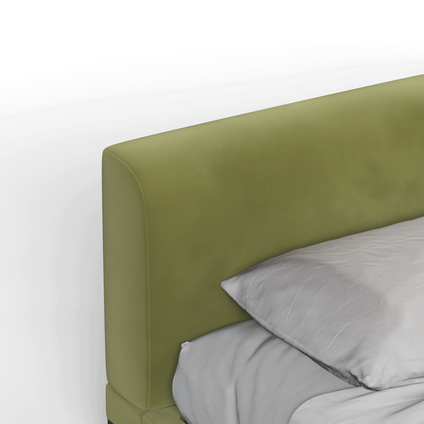 Infinity Upholstered Double Bed with Elegant Headboard