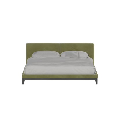 Infinity Upholstered Double Bed with Elegant Headboard