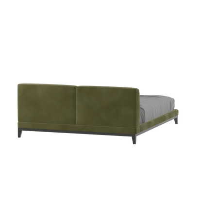 Infinity Upholstered Double Bed with Elegant Headboard