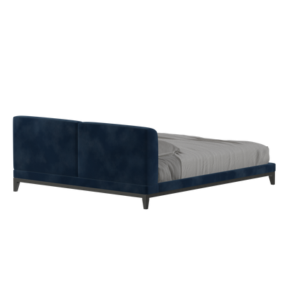 Infinity Upholstered Double Bed with Elegant Headboard