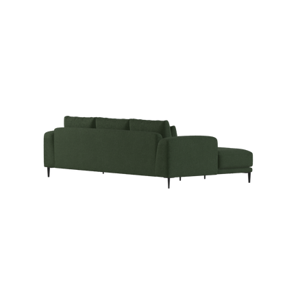 Canapé d'angle modulaire Joe – Finition en tissu de haute qualité