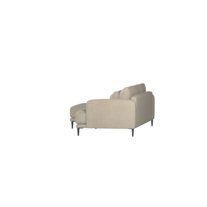 Canapé d'angle modulaire Joe – Finition en tissu de haute qualité