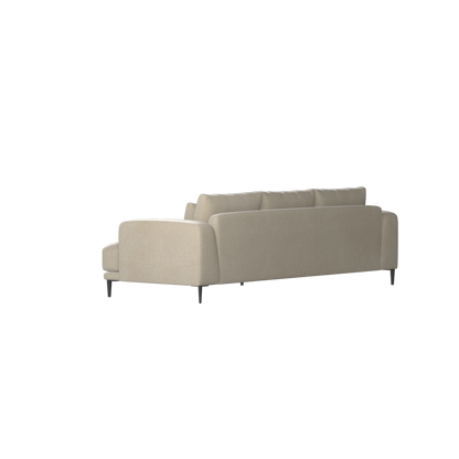 Canapé d'angle modulaire Joe – Finition en tissu de haute qualité