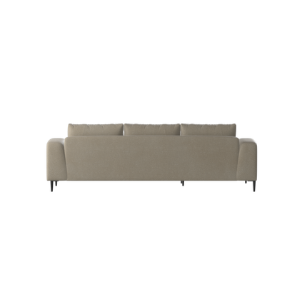 Canapé d'angle modulaire Joe – Finition en tissu de haute qualité