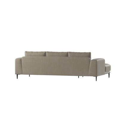 Canapé d'angle modulaire Joe – Finition en tissu de haute qualité