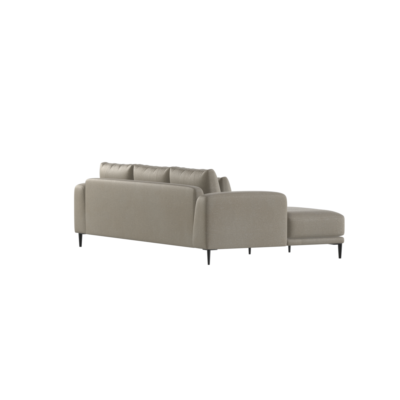 Canapé d'angle modulaire Joe – Finition en tissu de haute qualité
