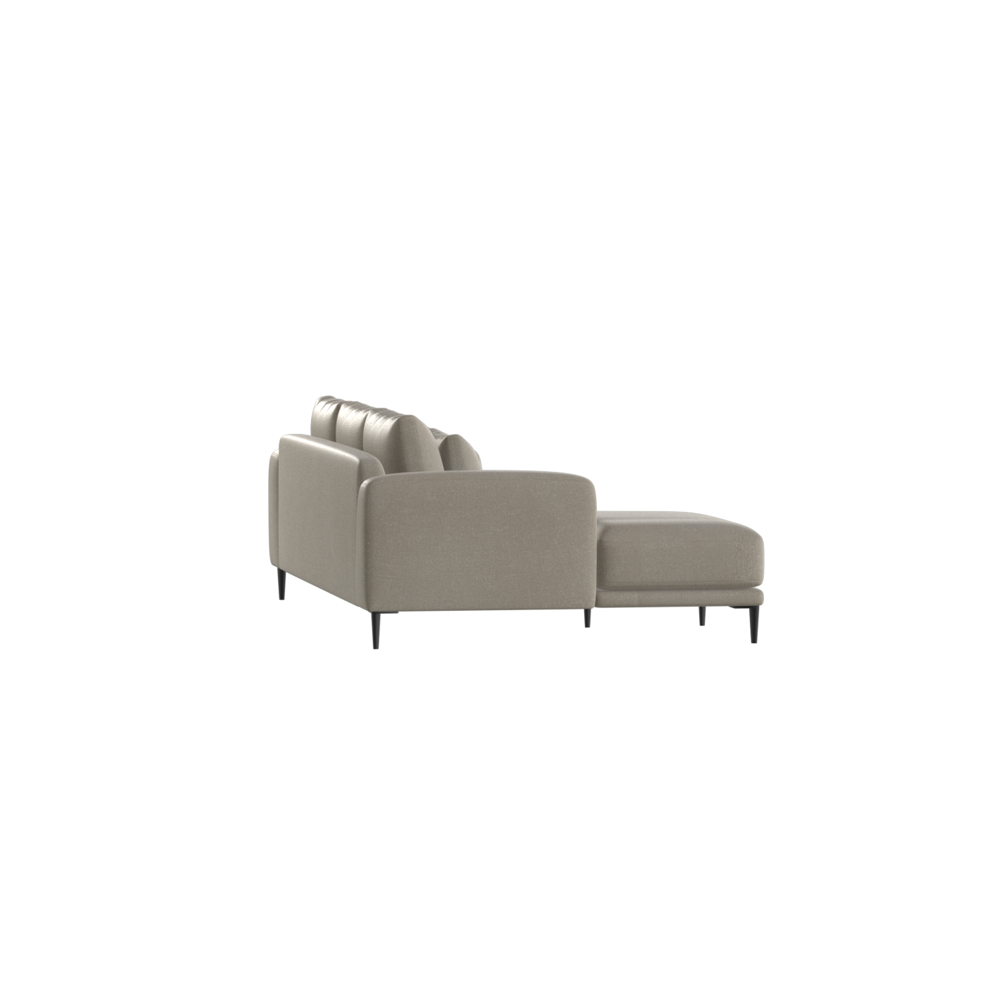 Canapé d'angle modulaire Joe – Finition en tissu de haute qualité
