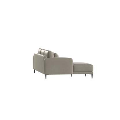 Canapé d'angle modulaire Joe – Finition en tissu de haute qualité