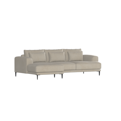 Canapé d'angle modulaire Joe – Finition en tissu de haute qualité