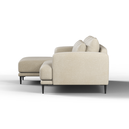 Canapé d'angle modulaire Joe – Finition en tissu de haute qualité