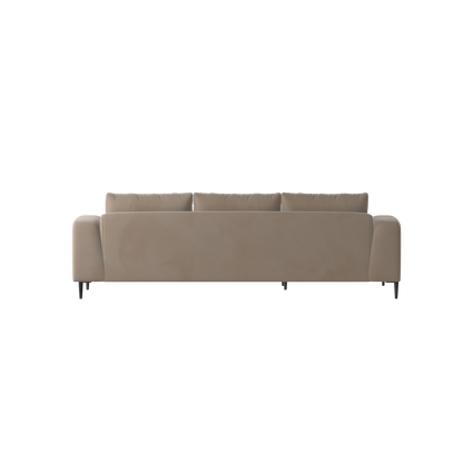 Canapé d'angle modulaire Joe – Finition en tissu de haute qualité
