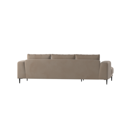 Canapé d'angle modulaire Joe – Finition en tissu de haute qualité