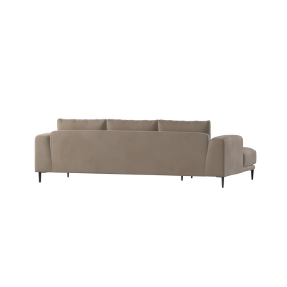 Canapé d'angle modulaire Joe – Finition en tissu de haute qualité