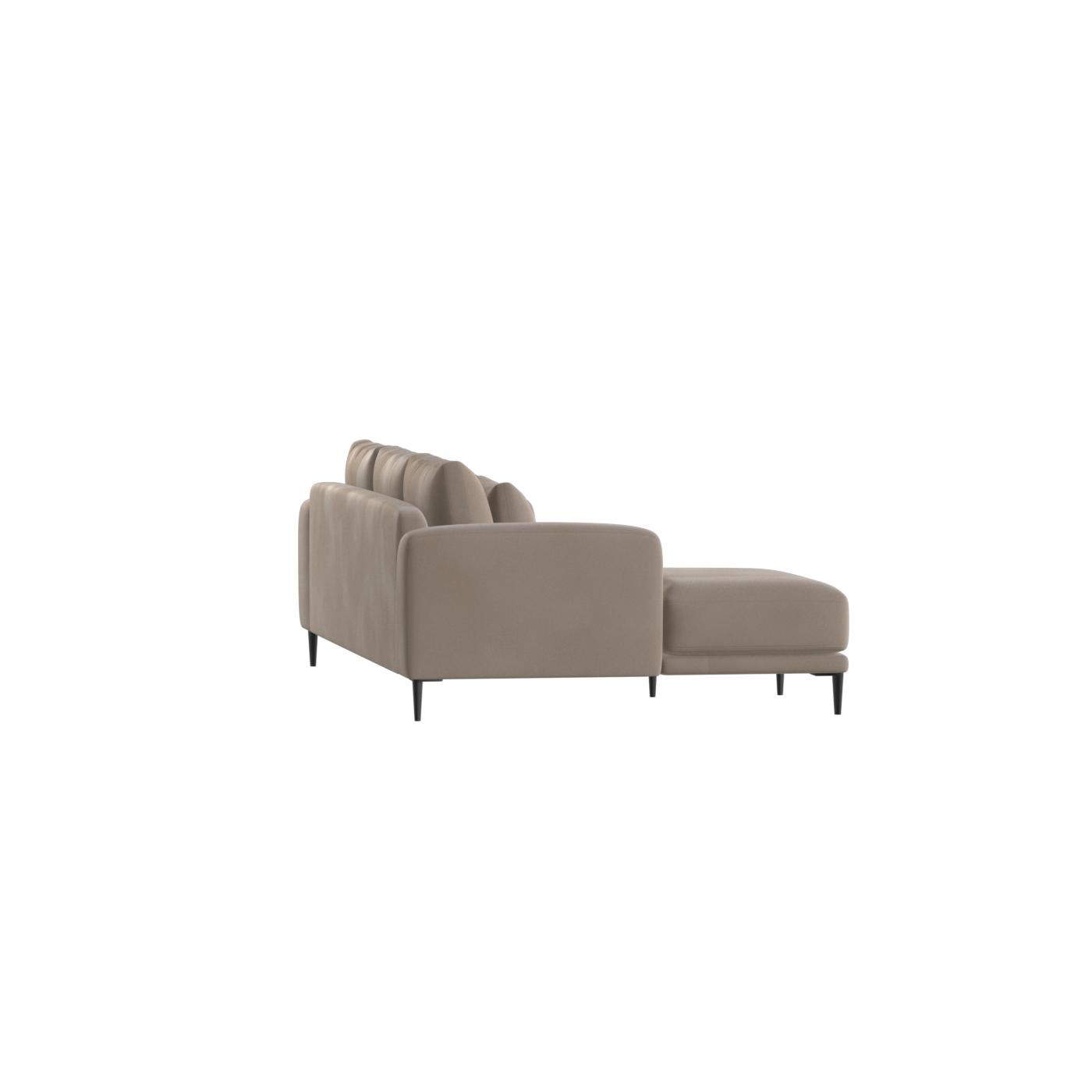 Canapé d'angle modulaire Joe – Finition en tissu de haute qualité
