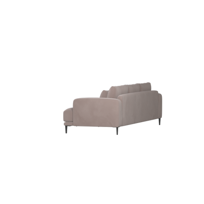 Canapé d'angle modulaire Joe – Finition en tissu de haute qualité
