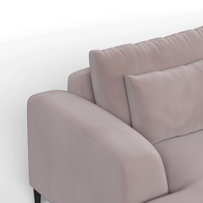 Canapé d'angle modulaire Joe – Finition en tissu de haute qualité