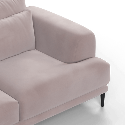 Canapé d'angle modulaire Joe – Finition en tissu de haute qualité