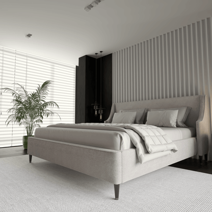 Laura Double Bed with High Headboard
