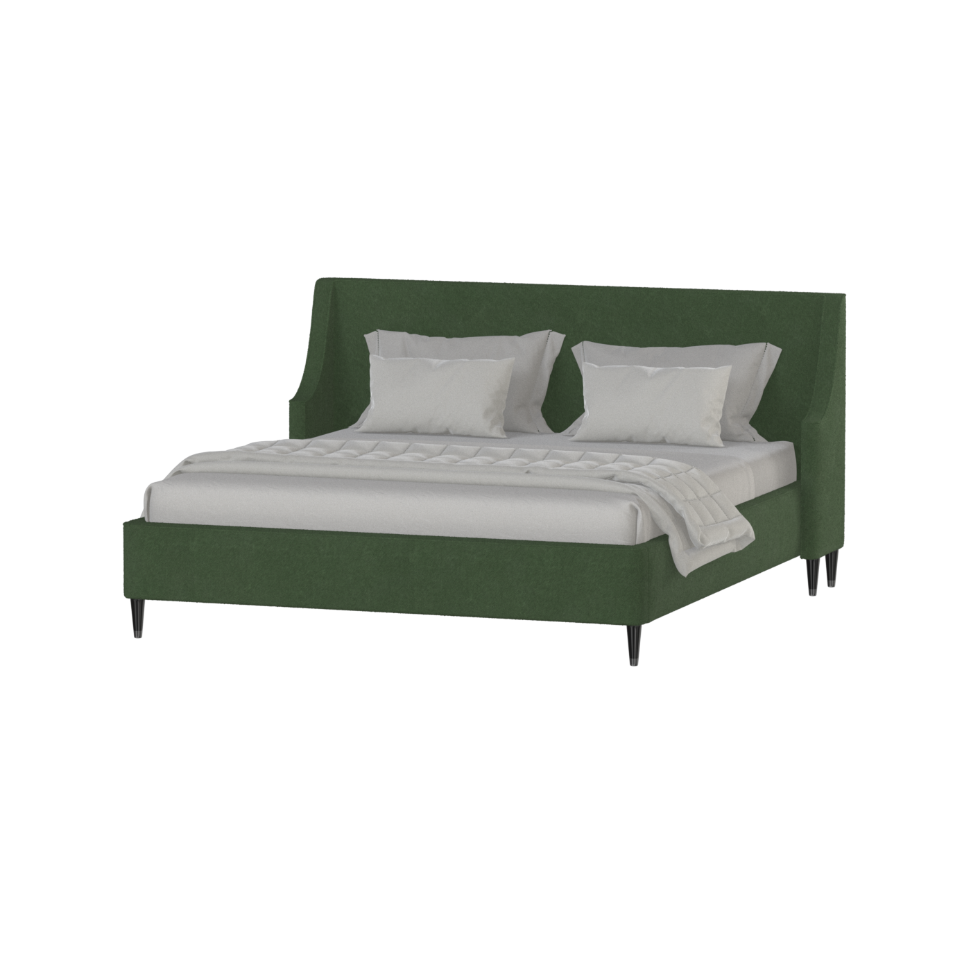 Laura Double Bed with High Headboard