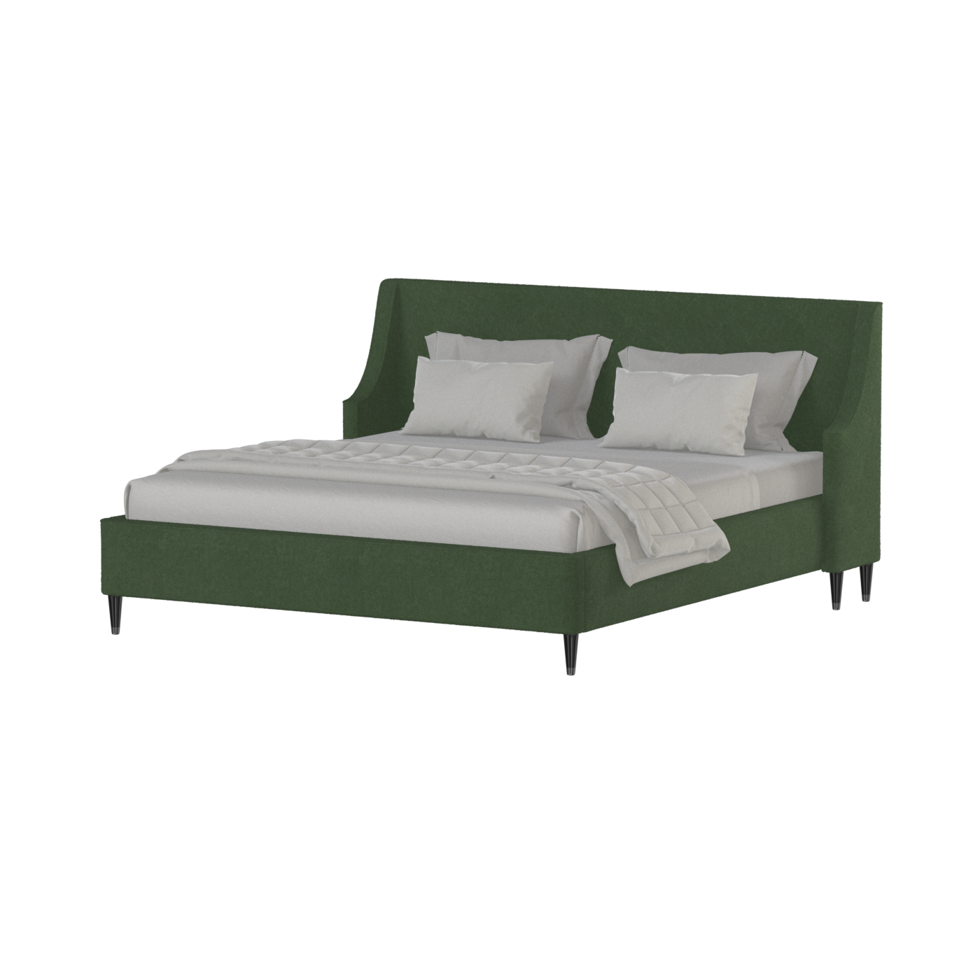 Laura Double Bed with High Headboard