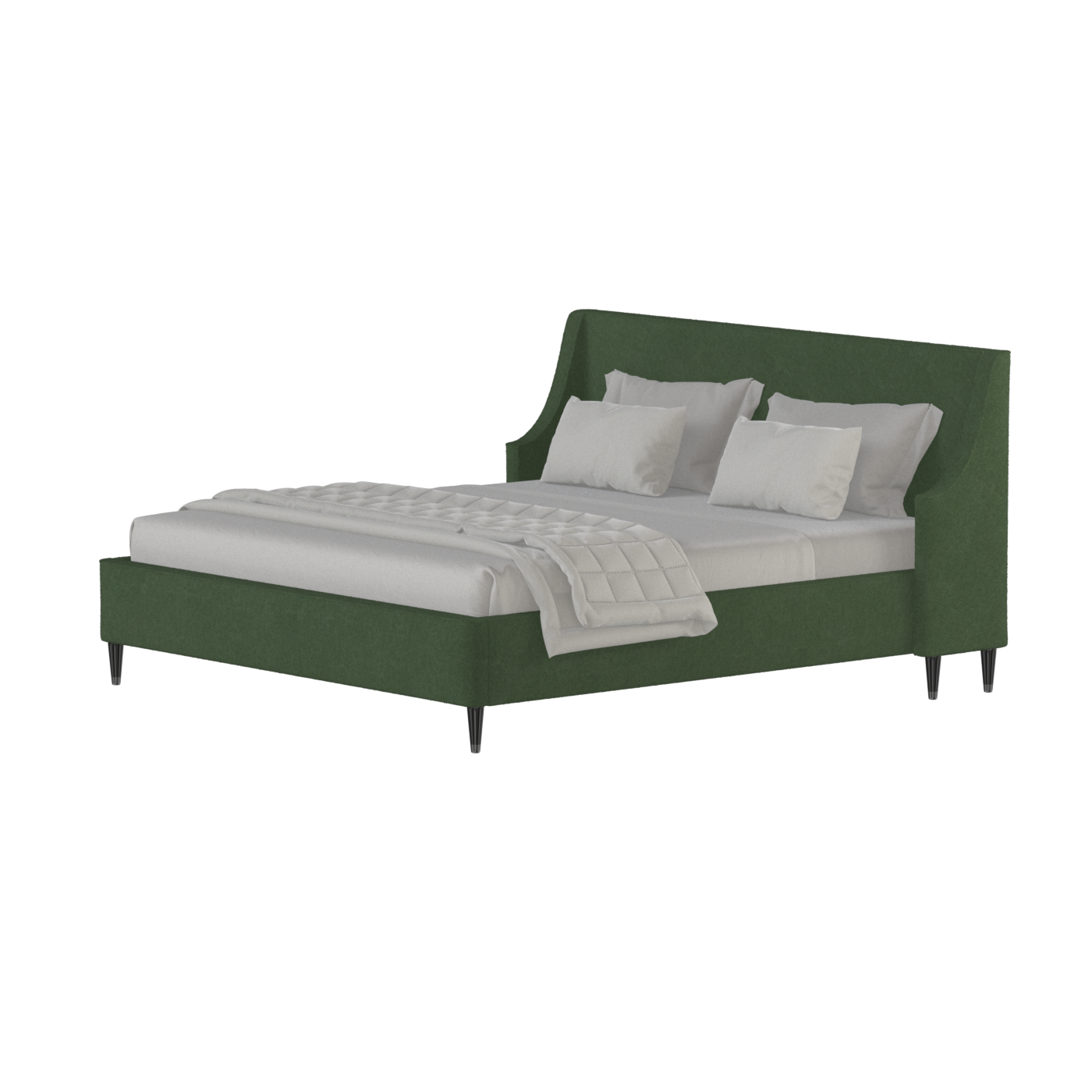 Laura Double Bed with High Headboard