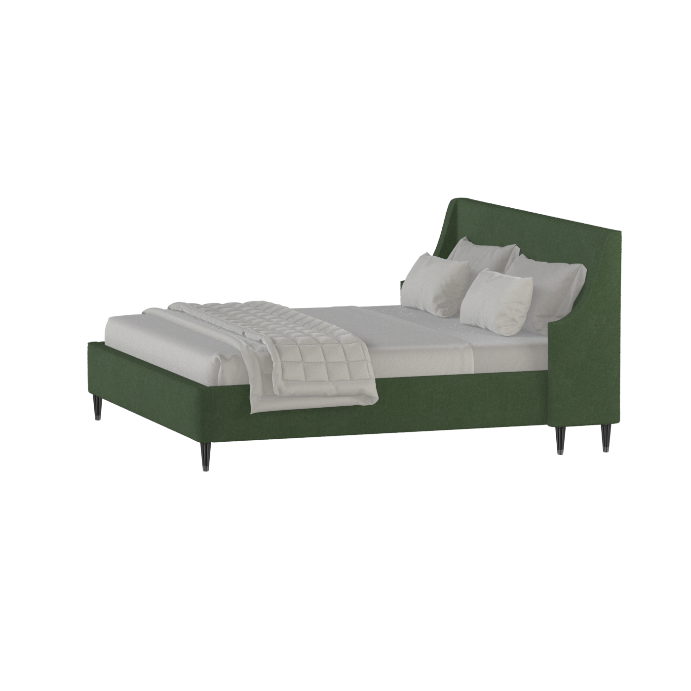 Laura Double Bed with High Headboard