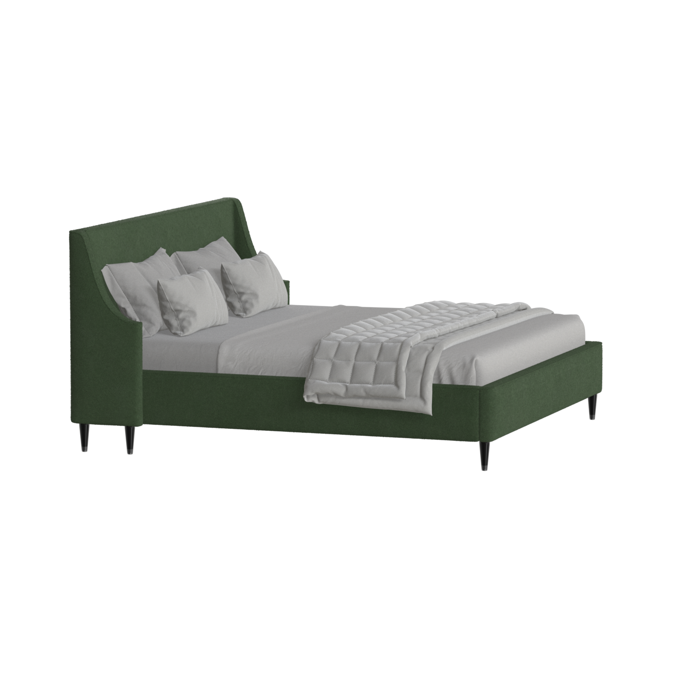 Laura Double Bed with High Headboard