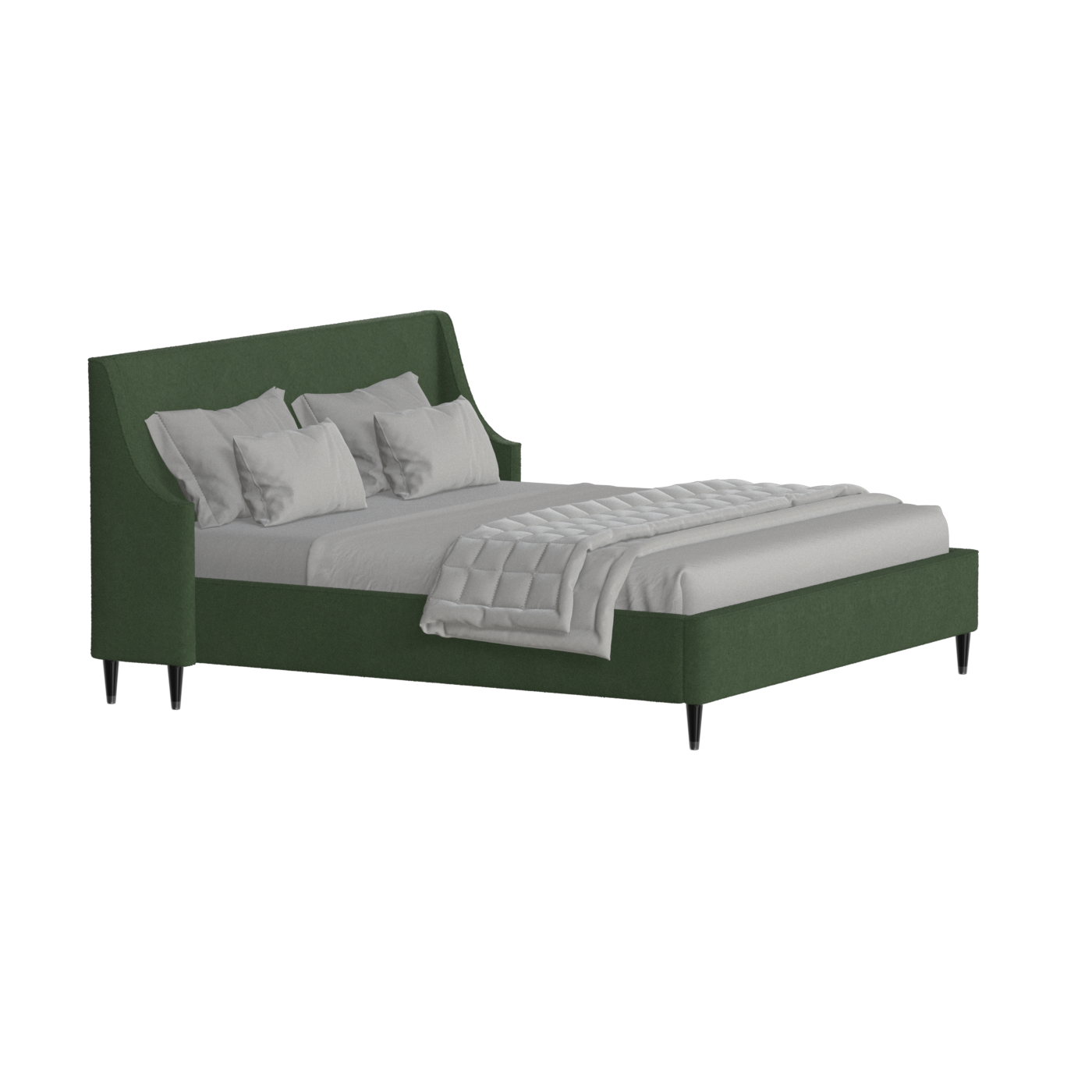 Laura Double Bed with High Headboard
