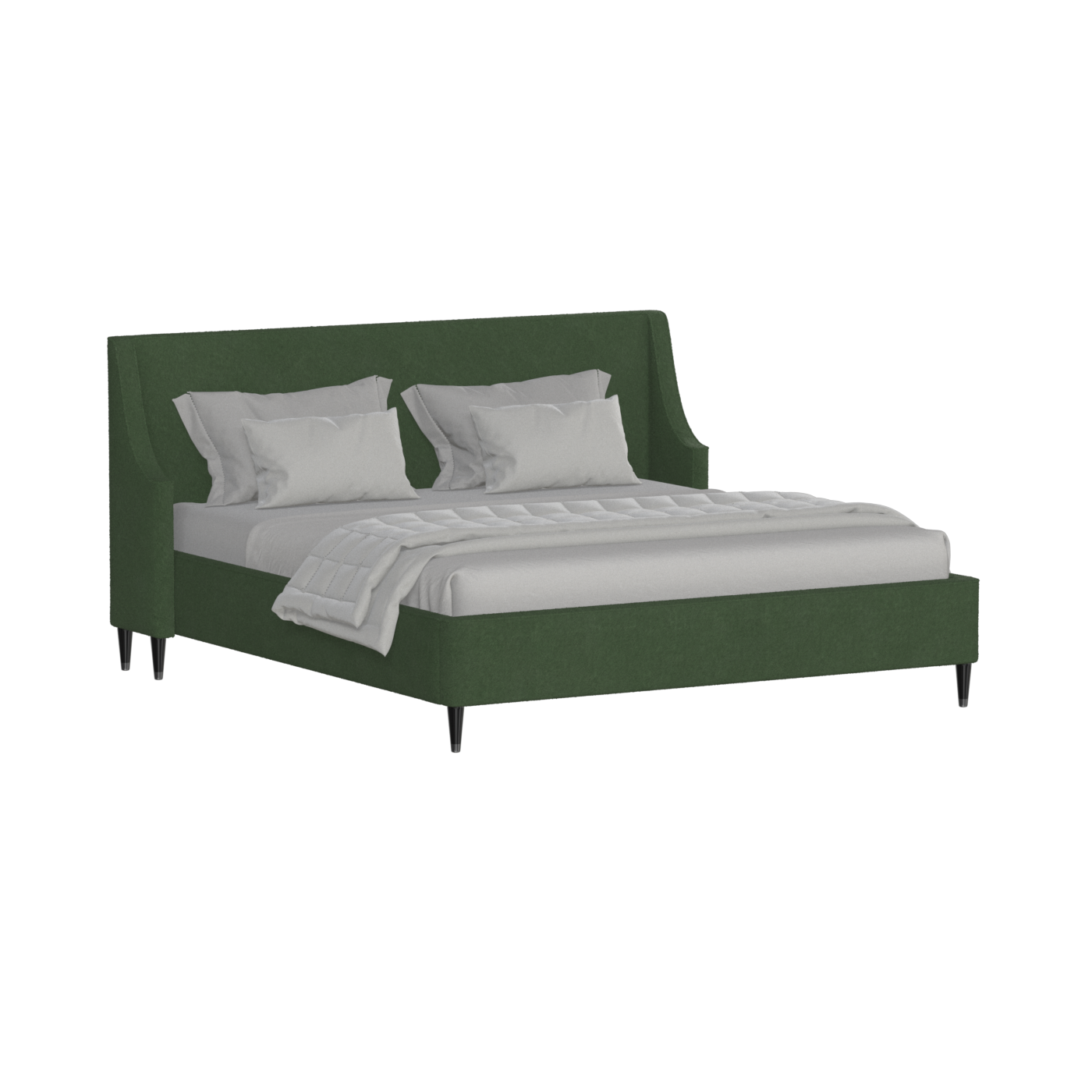 Laura Double Bed with High Headboard