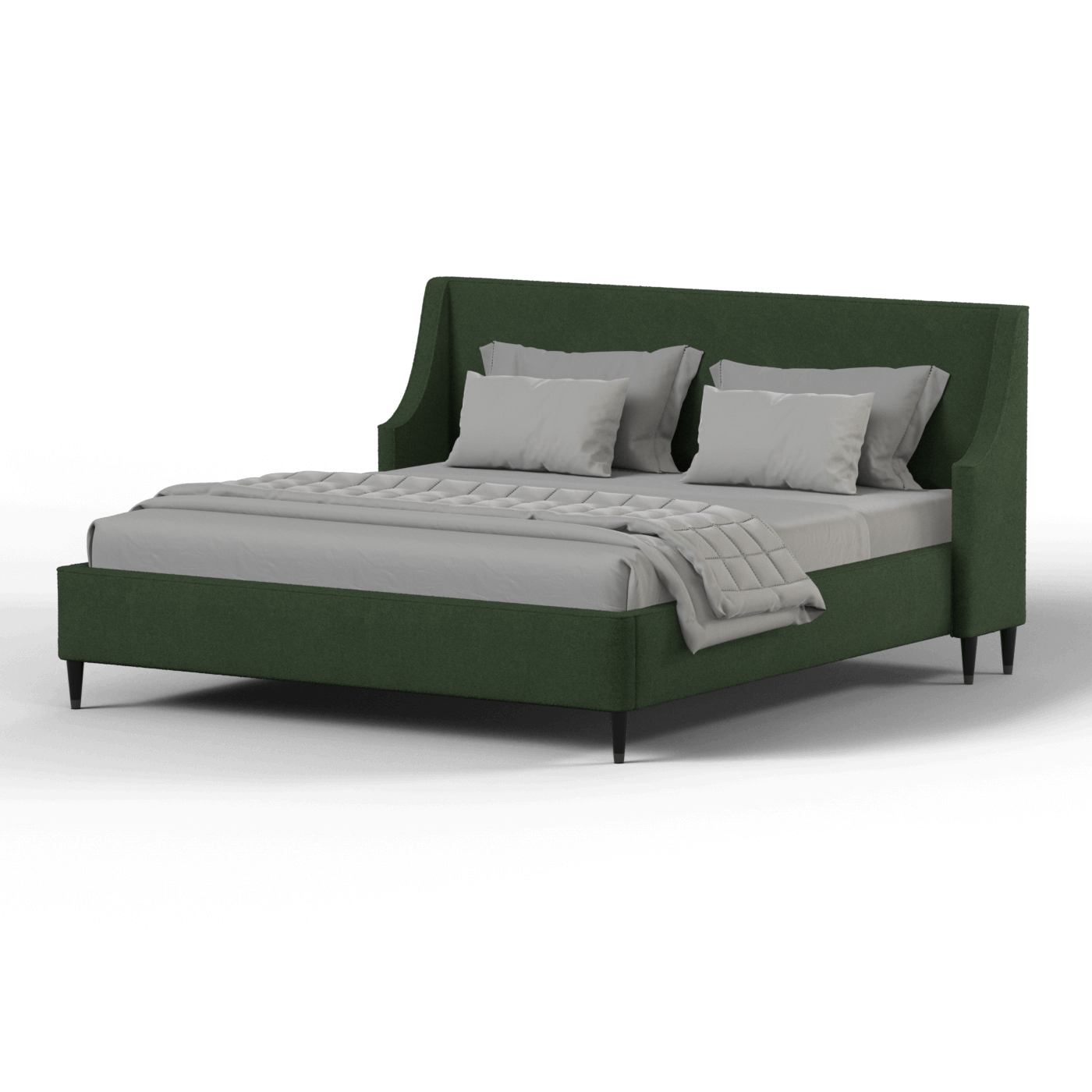 Laura Double Bed with High Headboard