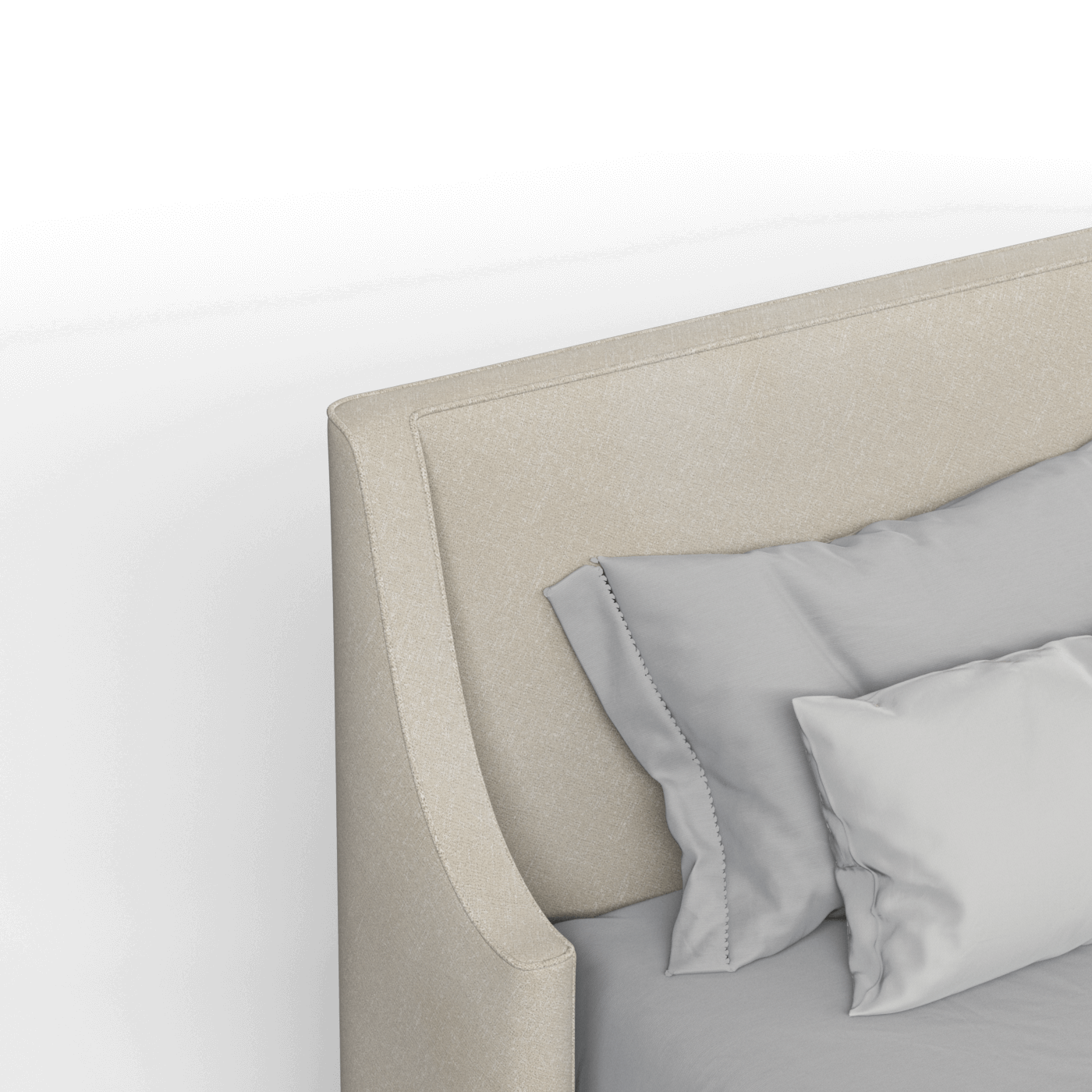 Laura Double Bed with High Headboard