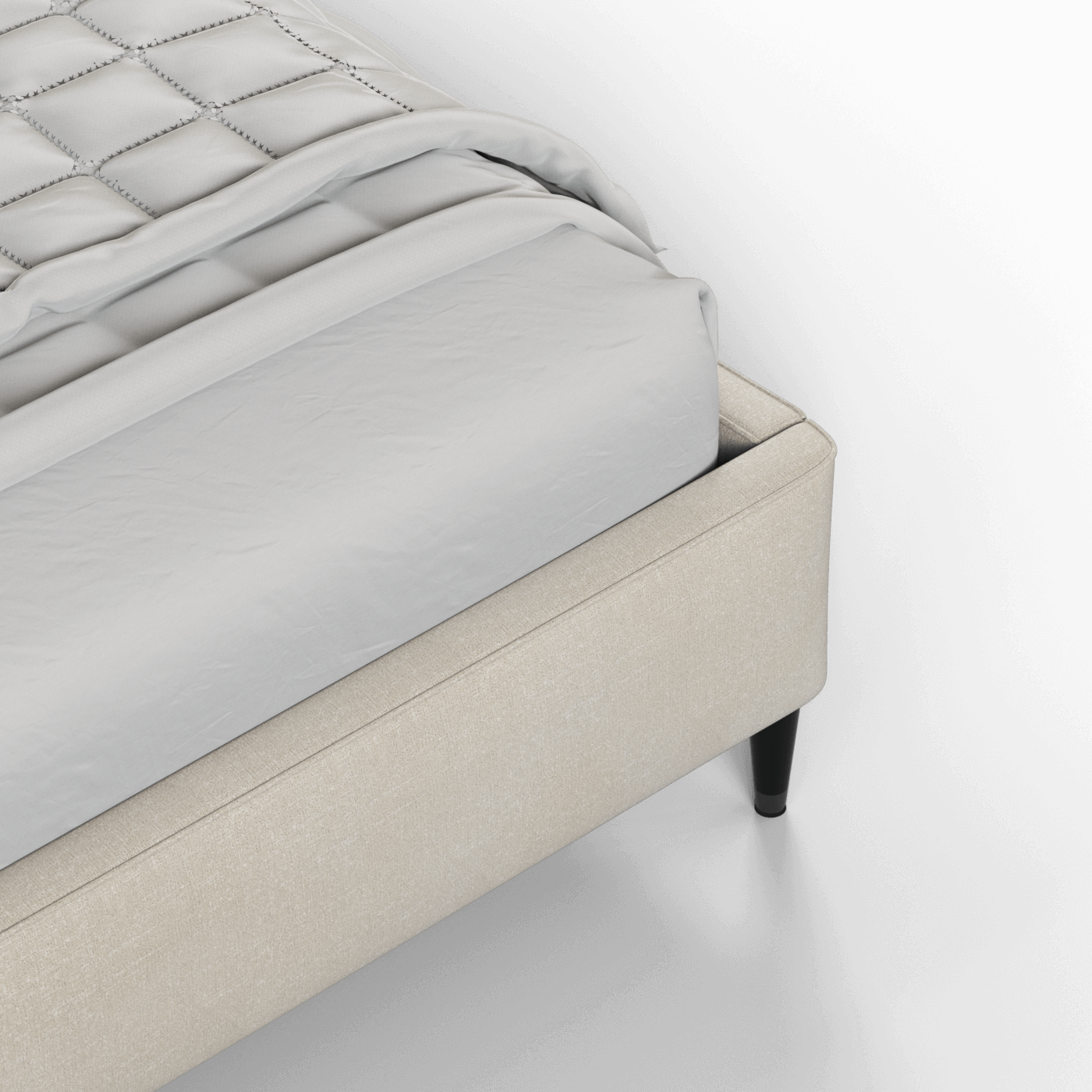 Laura Double Bed with High Headboard