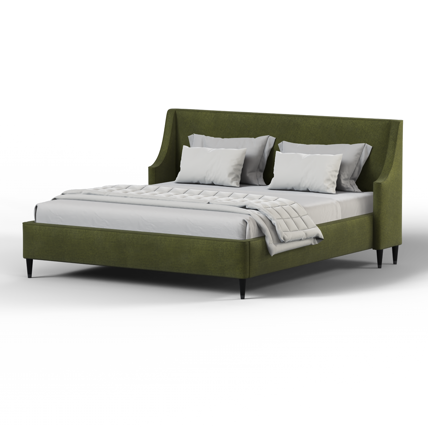 Laura Double Bed with High Headboard