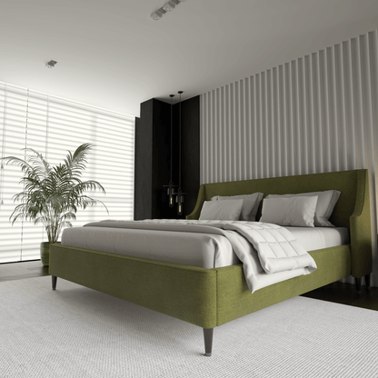 Laura Double Bed with High Headboard