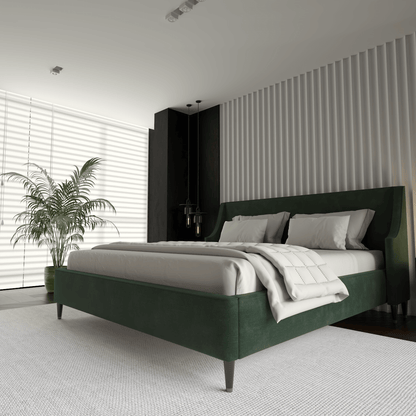 Laura Double Bed with High Headboard