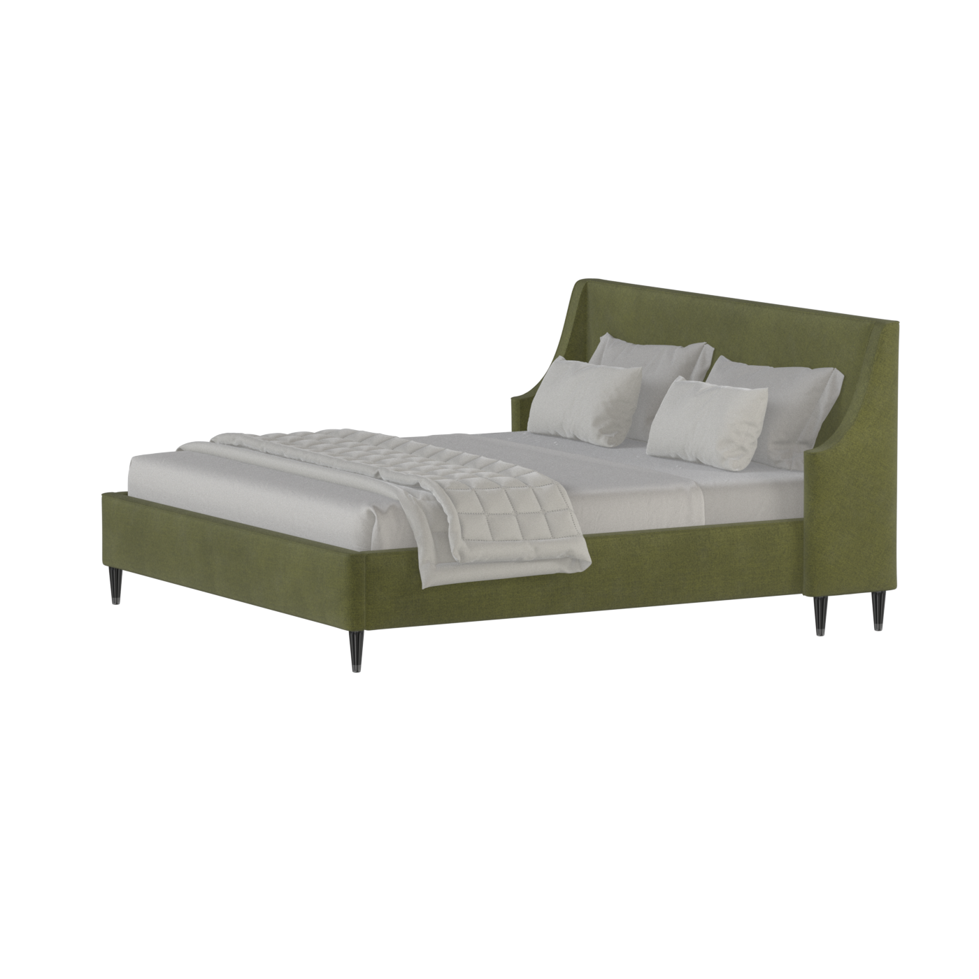 Laura Double Bed with High Headboard