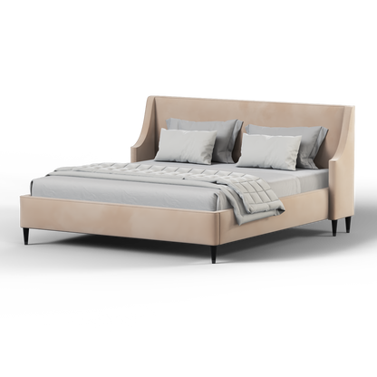 Laura Double Bed with High Headboard