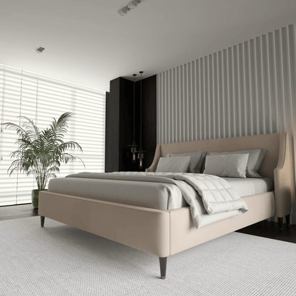 Laura Double Bed with High Headboard