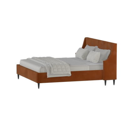 Laura Double Bed with High Headboard