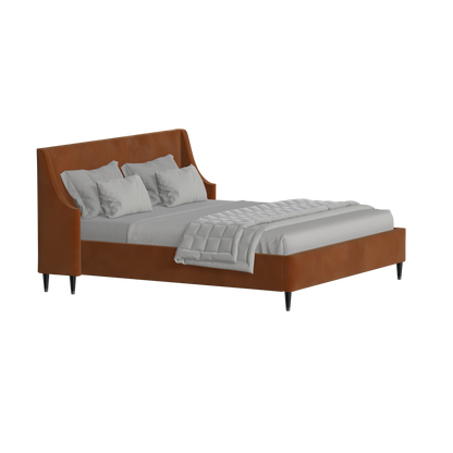 Laura Double Bed with High Headboard