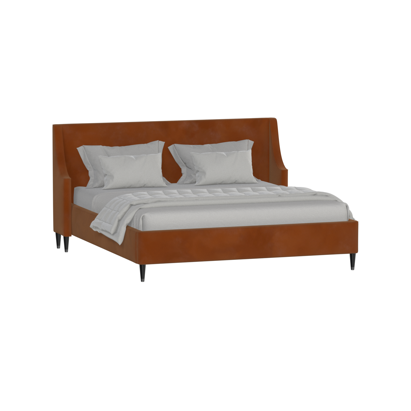 Laura Double Bed with High Headboard