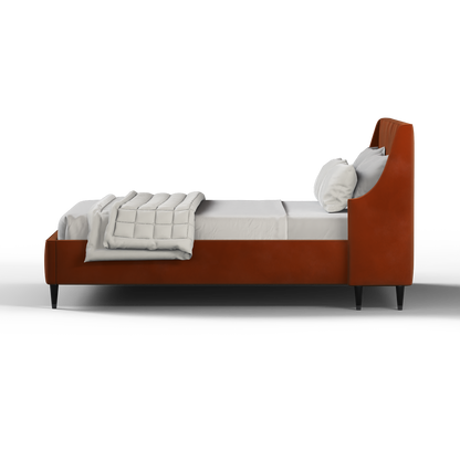 Laura Double Bed with High Headboard