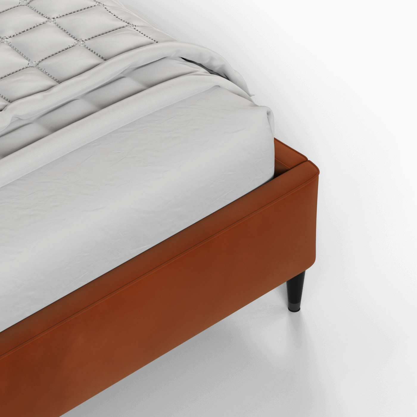 Laura Double Bed with High Headboard