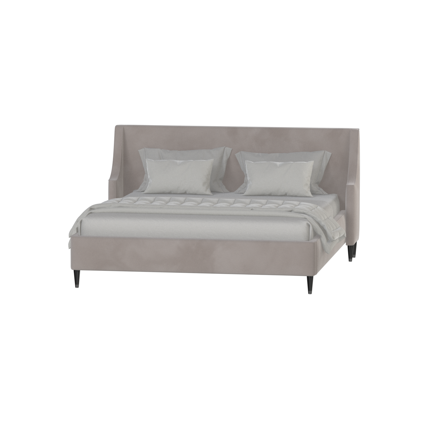 Laura Double Bed with High Headboard