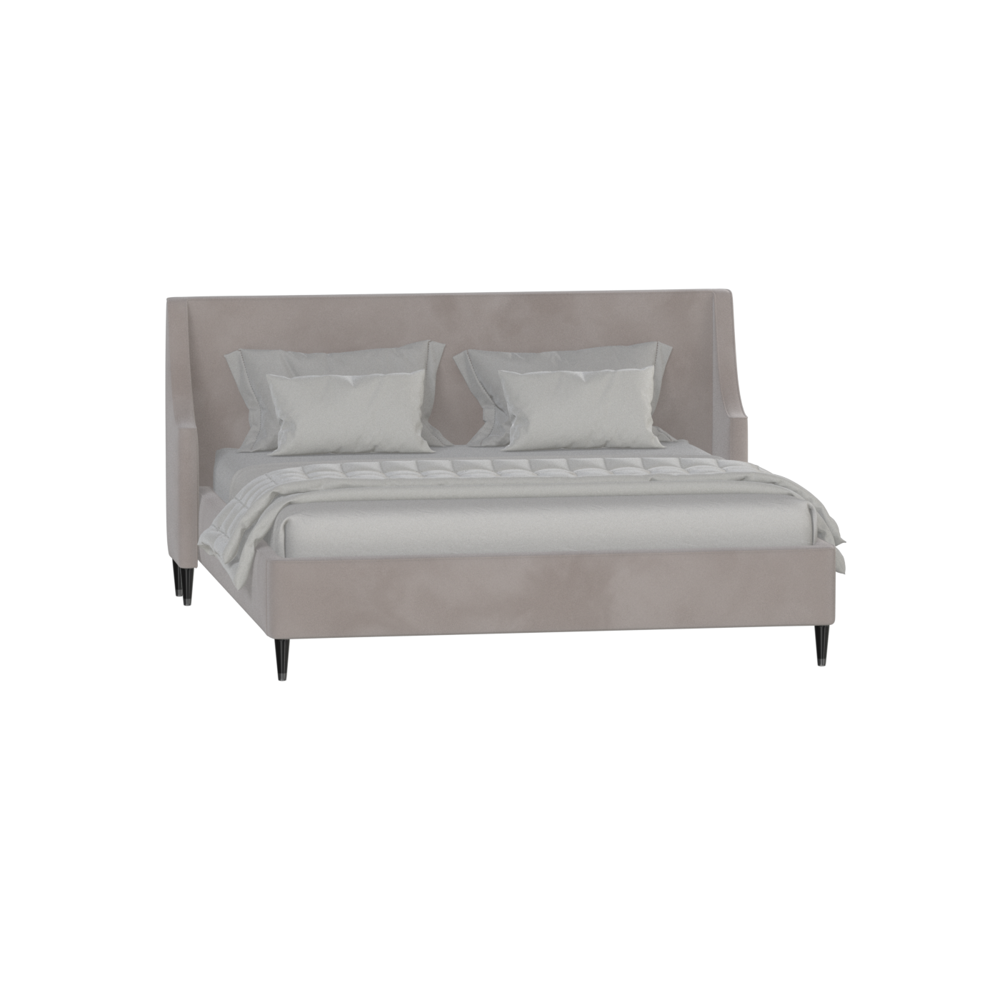 Laura Double Bed with High Headboard