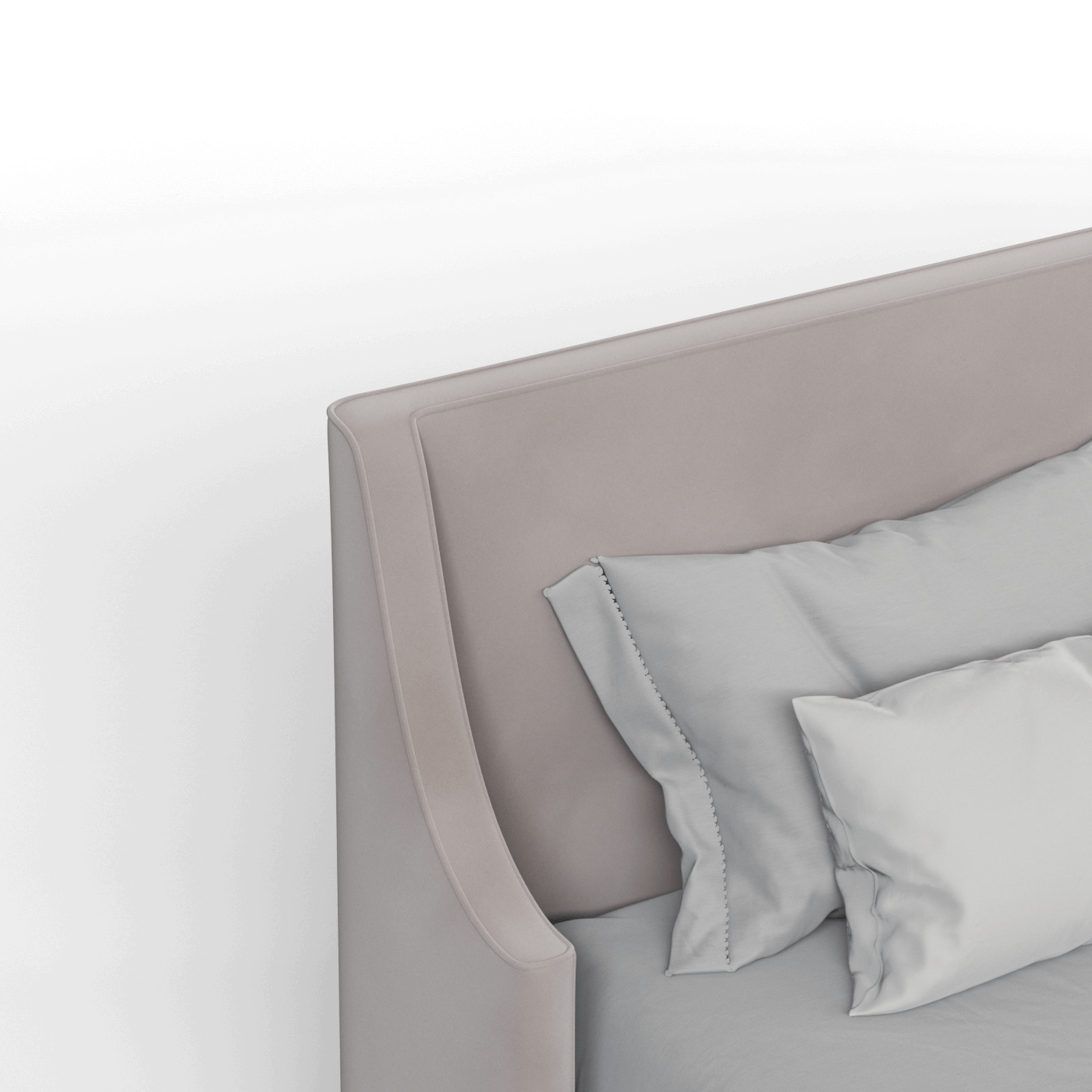 Laura Double Bed with High Headboard